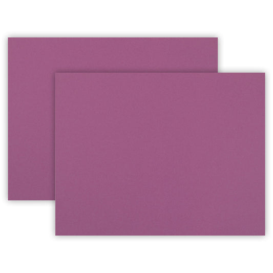 4-Ply Railroad Board, Magenta, 22" x 28", 25 Sheets Per Pack, 2 Packs