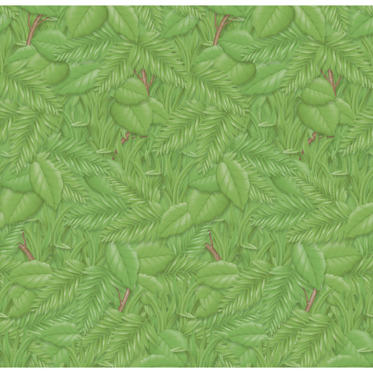 Bulletin Board Art Paper, Tropical Foliage, 48" x 50', 1 Roll