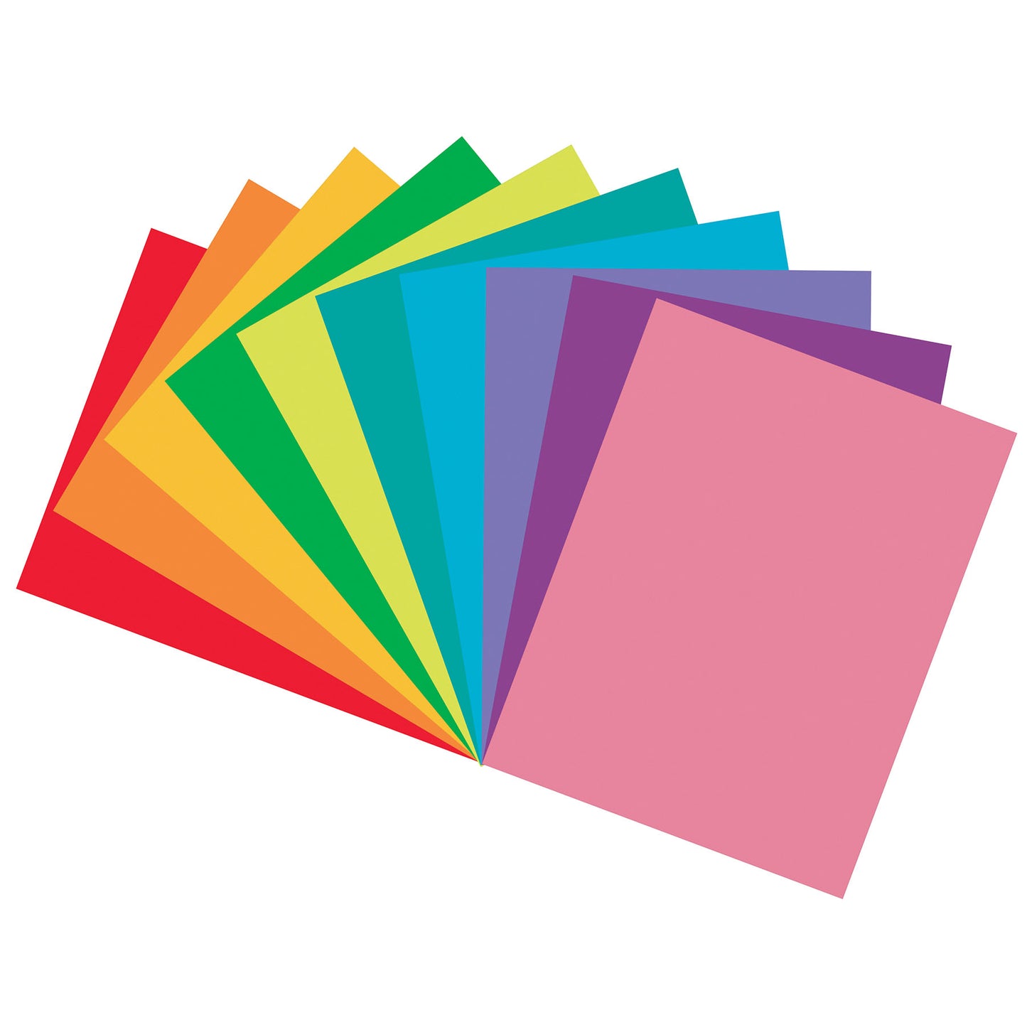 Construction Paper, 10 Vibrant Colors, 9" x 12", 150 Sheets