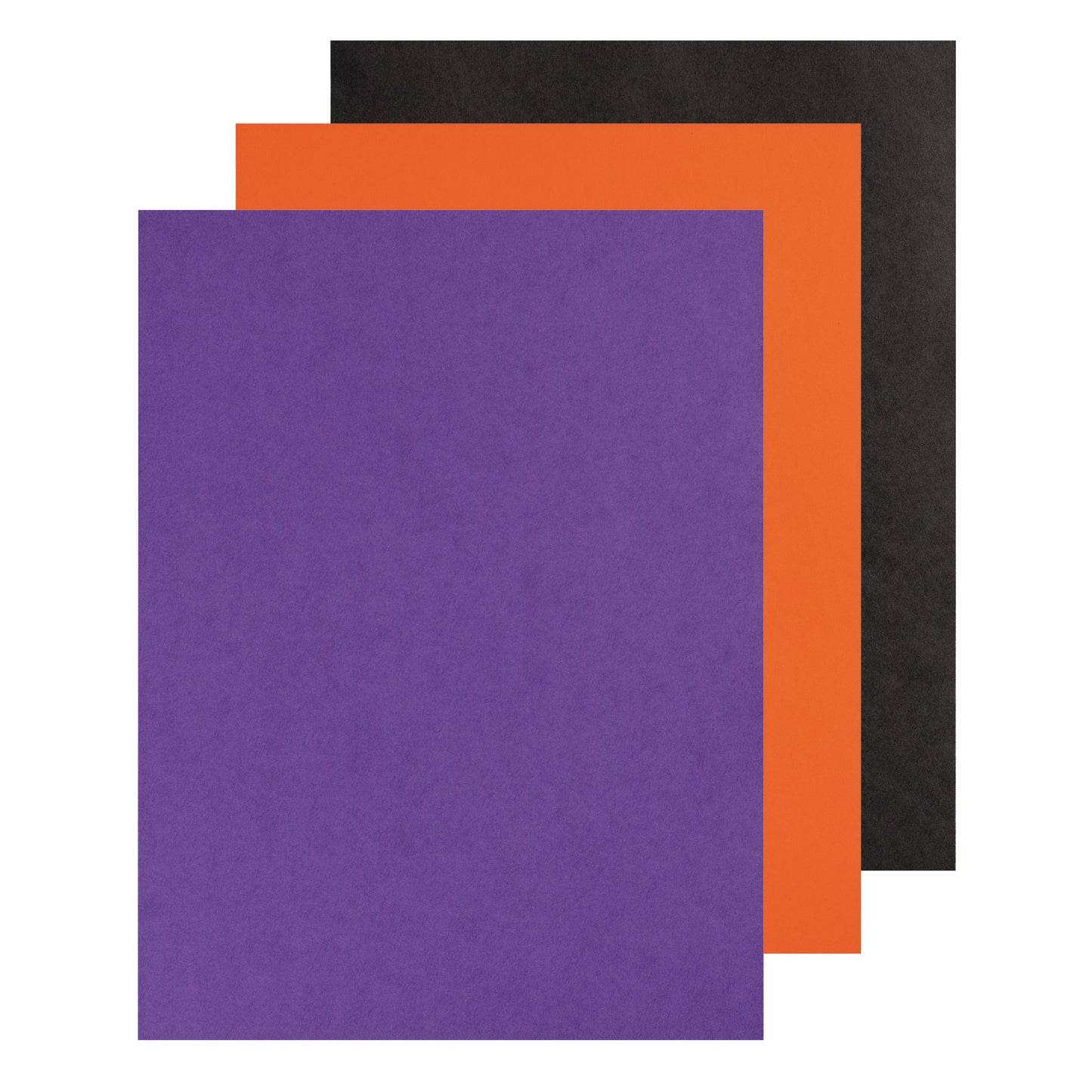 Construction Paper Halloween, Black, Orange, Purple, 9" x 12", 150 Sheets