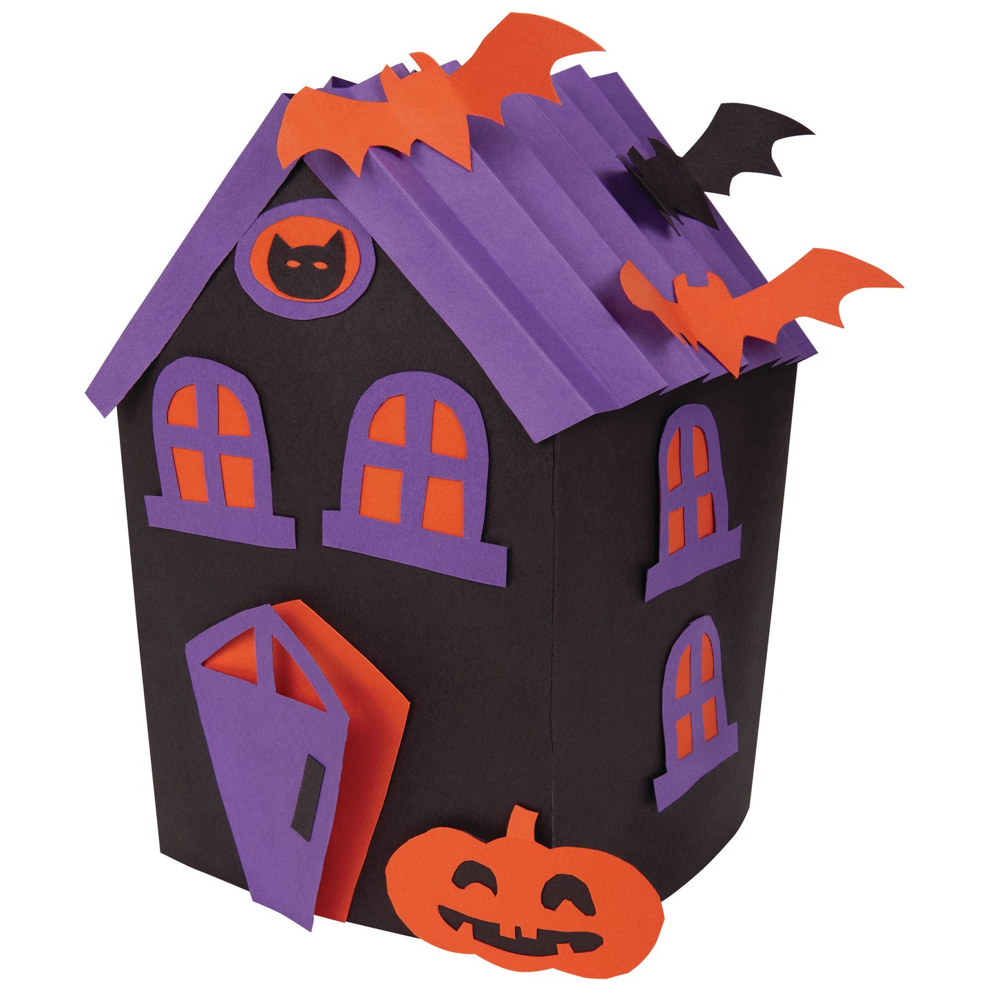 Construction Paper Halloween, Black, Orange, Purple, 9" x 12", 150 Sheets