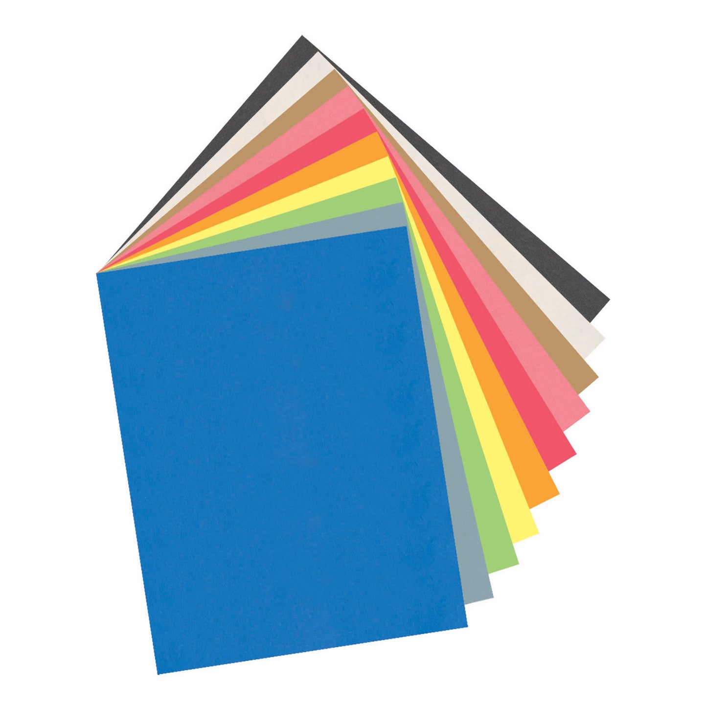 Lightweight Construction Paper, 10 Assorted Colors, 12" x 18", 100 Sheets Per Pack, 3 Packs