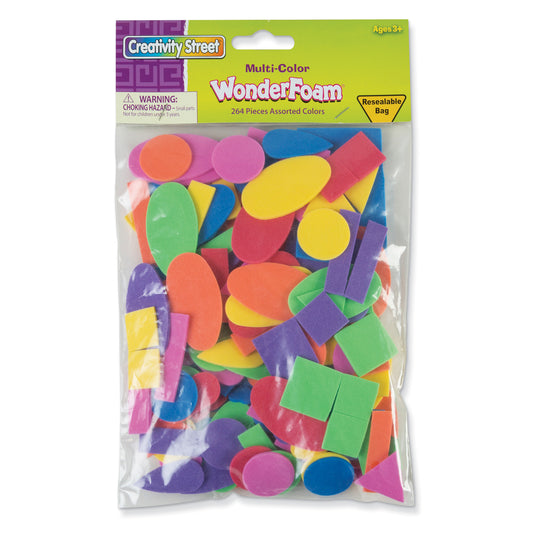 Shapes Assortment, Assorted Colors & Sizes, 264 Pieces