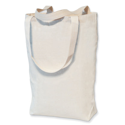 Tote Bags, Large Canvas, 11" x 14" x 4", Pack of 3