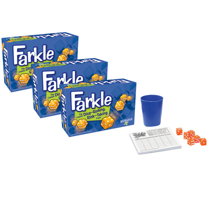 Farkle™ The Classic Dice-Rolling, Risk-Taking Game™, Pack of 3