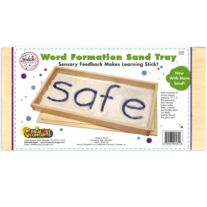 Word Formation Sand Tray, 15"W x 8"L, Pack of 4