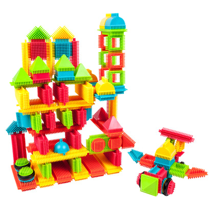 Hedgehog Lock Tiles Building Blocks, 240-Piece