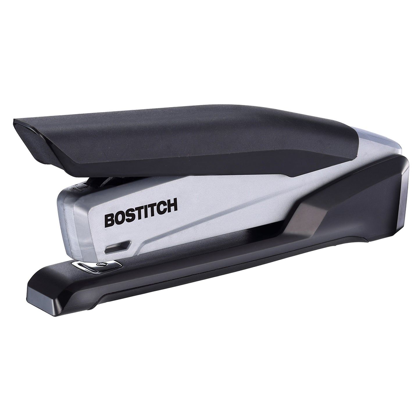 One-Finger Desktop Stapler, Black/Gray