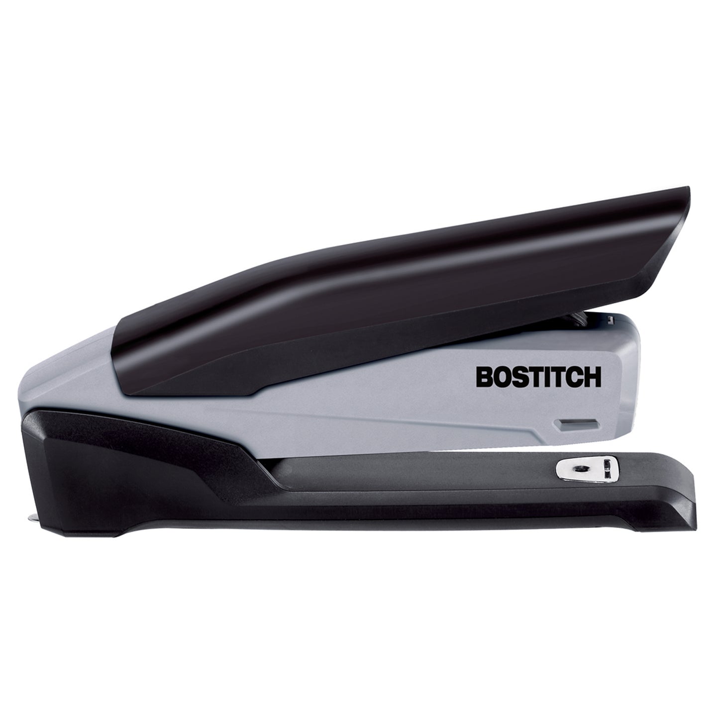 One-Finger Desktop Stapler, Black/Gray