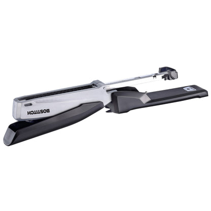 One-Finger Desktop Stapler, Black/Gray