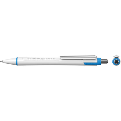 Slider Xite XB Refillable + Retractable Ballpoint Pen, 1.4 mm, Black Ink, Box of 10 Pens