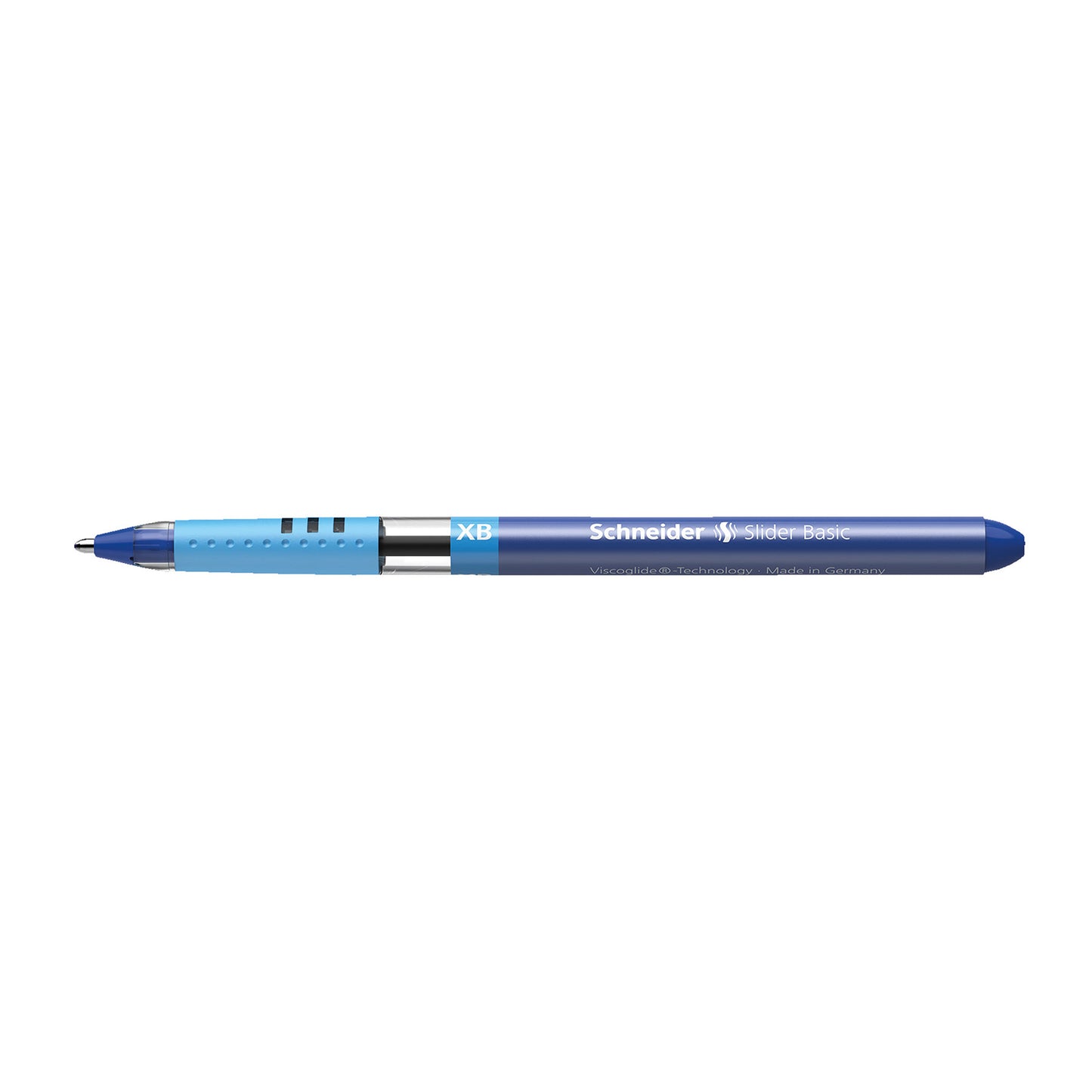 Slider Basic XB Ballpoint Pen Viscoglide Ink, 1.4 mm, Blue Ink, Pack of 10