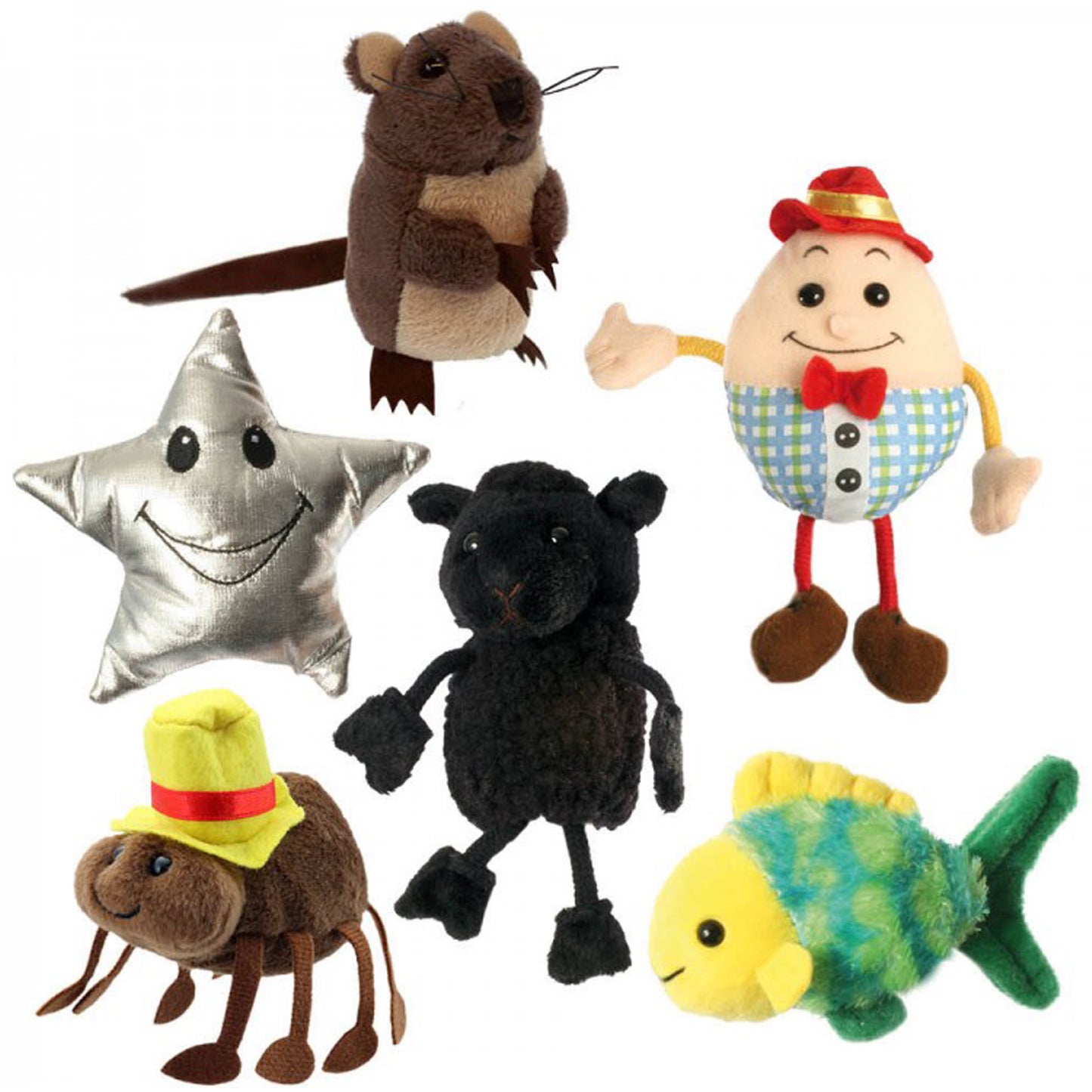 Finger Puppets: Nursery Rhymes, Set of 6