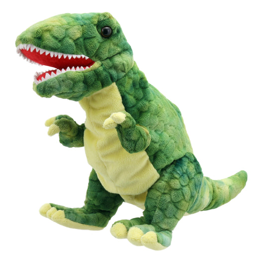 Baby Dinos Puppet, T-Rex, Green