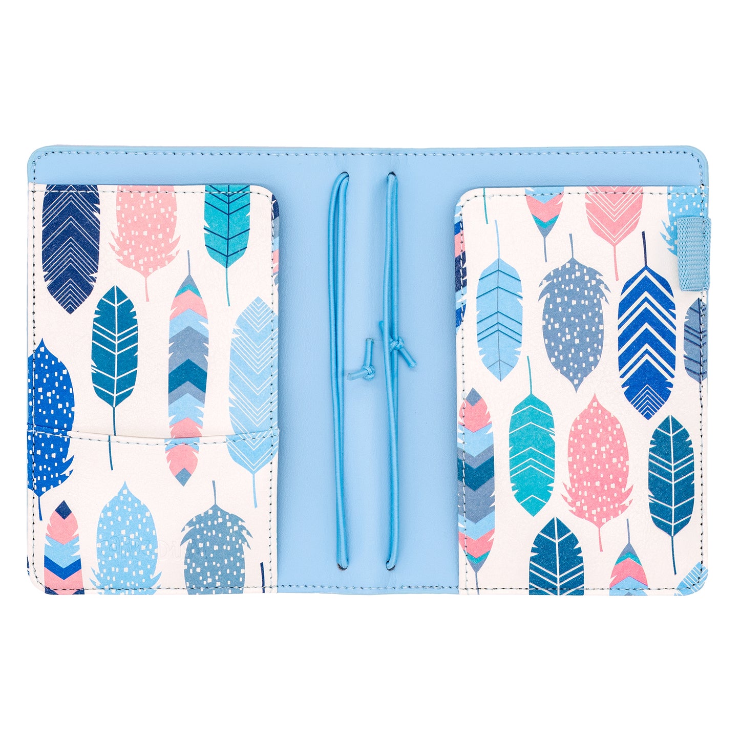 A6 Notebook and Passport Holder - Sky Blue