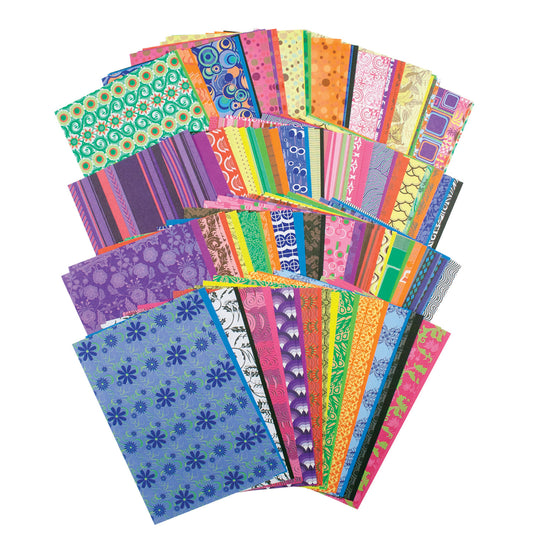 Decorative Hues Paper, 5.5" x 8.5" , 192 Sheets Per Pack, 2 Packs