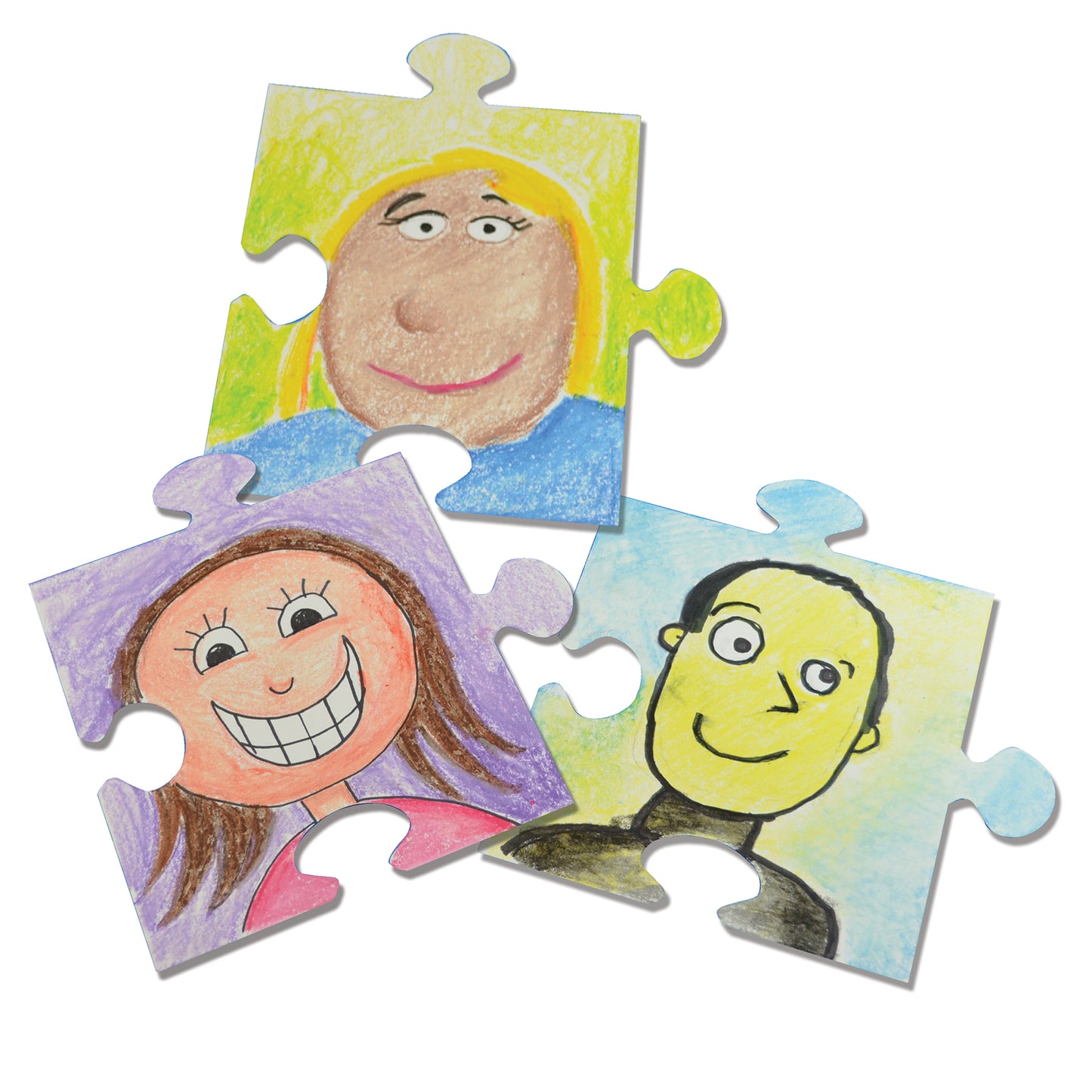 We All Fit Together Giant Puzzle Pieces, Pack of 30