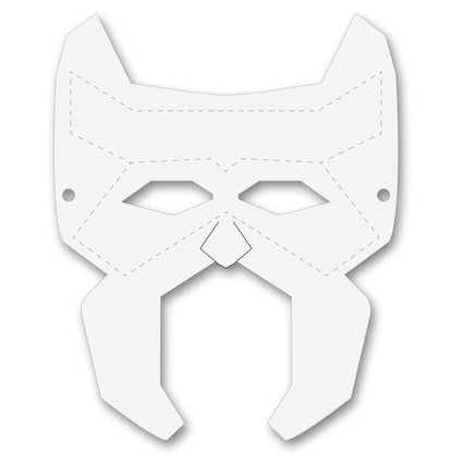 Die-Cut Super Hero Masks, 24 Per Pack, 2 Packs