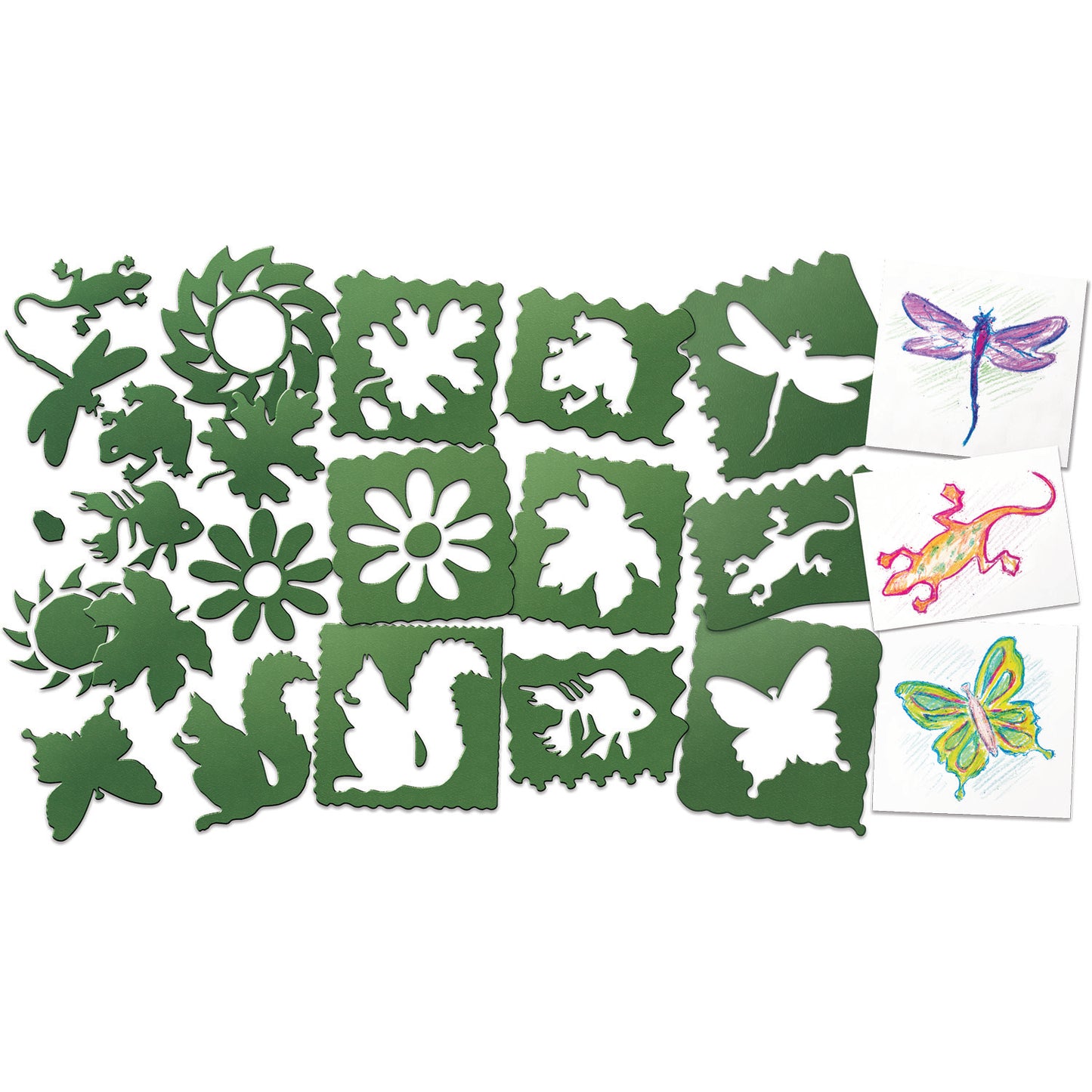 Nature Stencils, Pack of 10