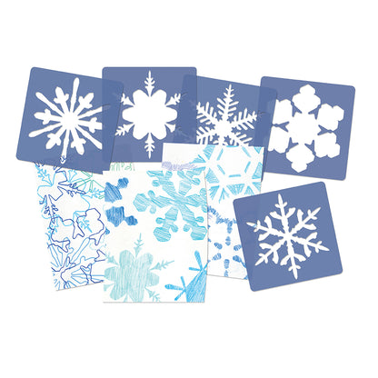 Super Snowflake Stencils, 12 Per Pack, 2 Packs