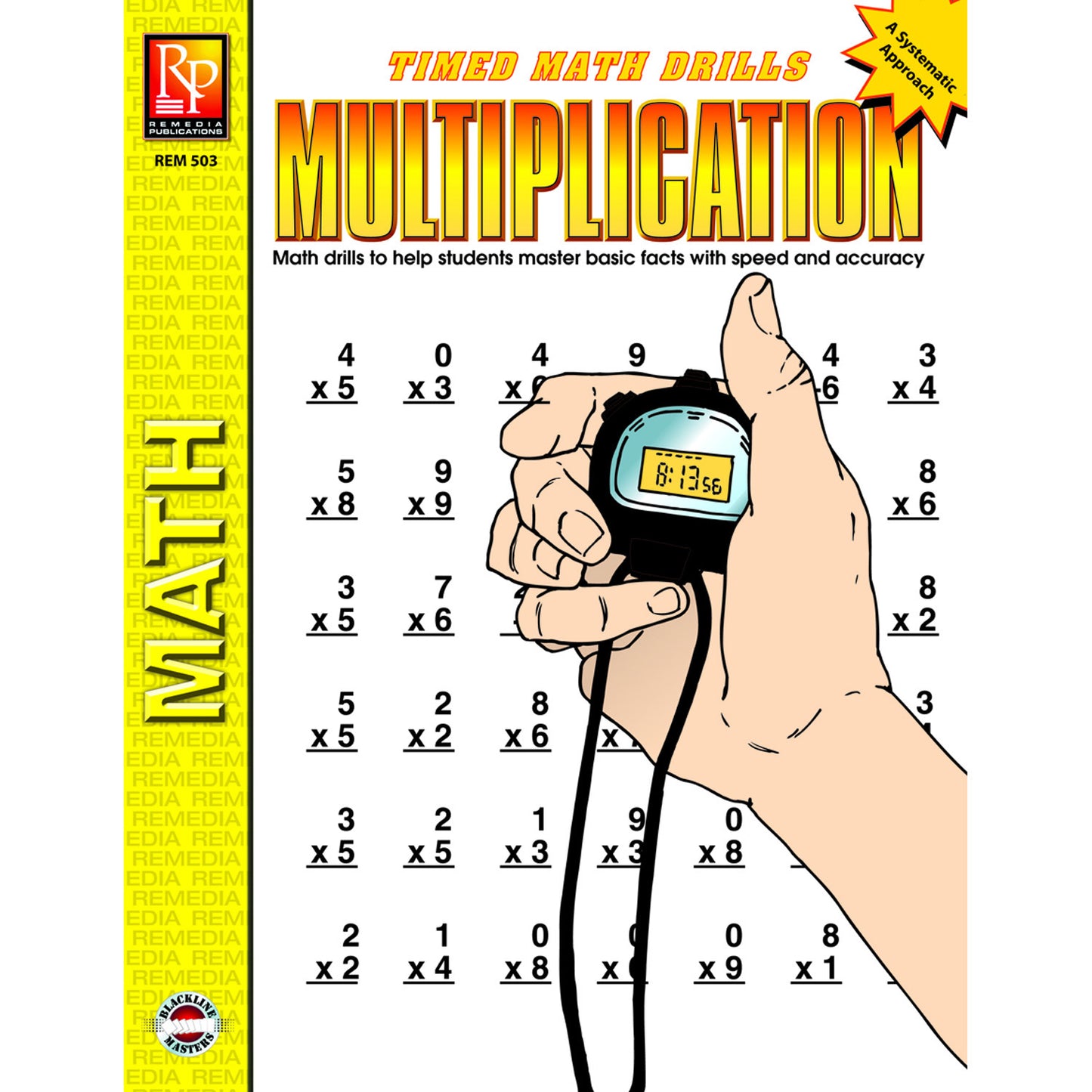 Multiplication Timed Math Drills Book, Pack of 2