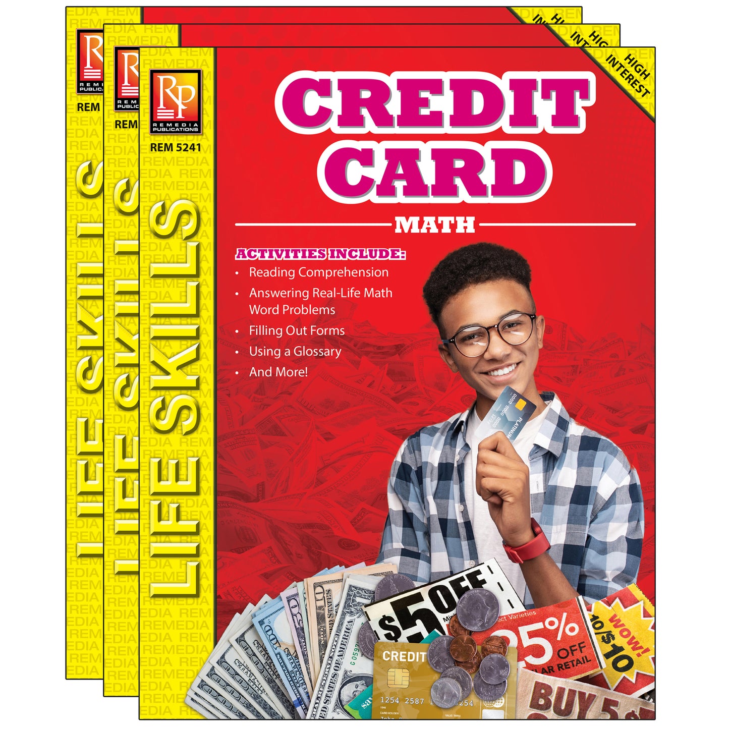 Credit Card Math Workbook, Pack of 3