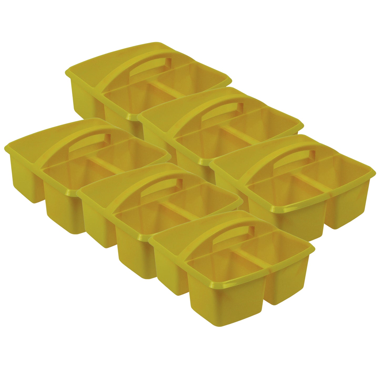 Small Utility Caddy, Yellow, Pack of 6