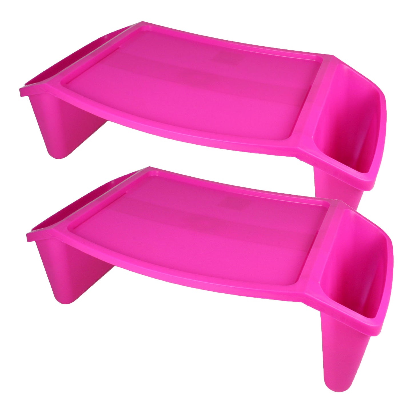 Lap Tray, Hot Pink, Pack of 2