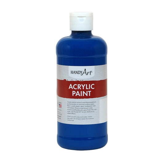 Handy Art® Acrylic Paint 16 oz, Ultra Blue, Set of 3 bottles