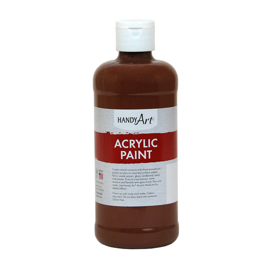 Acrylic Paint 16 oz, Burnt Sienna