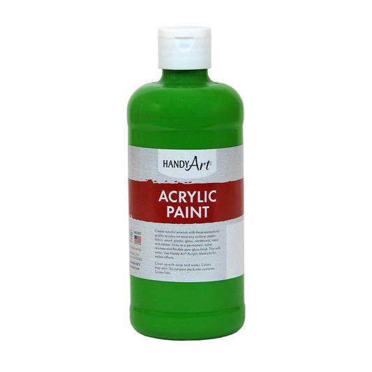 Handy Art® Acrylic Paint 16 oz, Light Green, Set of 3 bottles