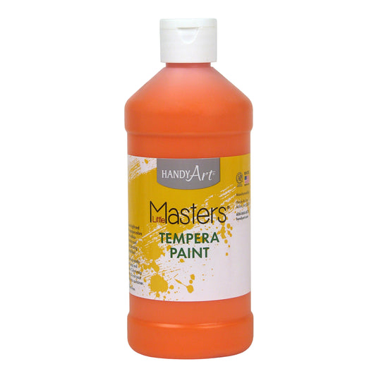 Little Masters® Tempera Paint, Orange, 16 oz.