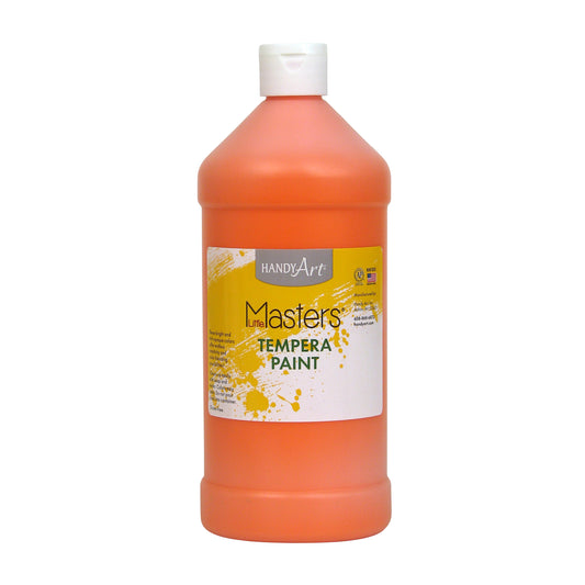 Little Masters™ Tempera Paint, Orange, 32 oz., Set of 6 bottles