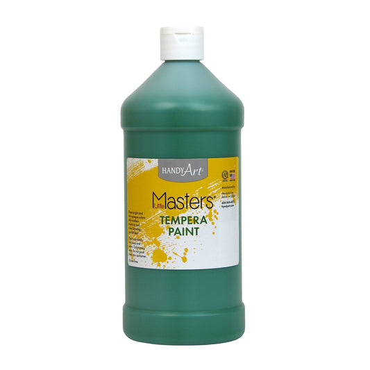 Little Masters™ Tempera Paint, Green, 32 oz., Set of 6 bottles