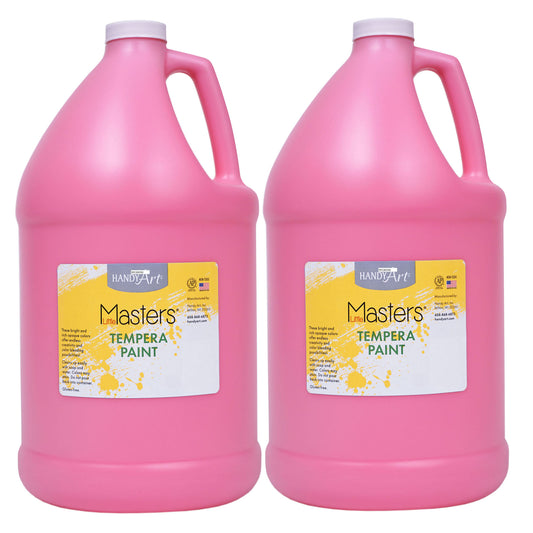 Little Masters® Tempera Paint Gallon, Pink, Pack of 2