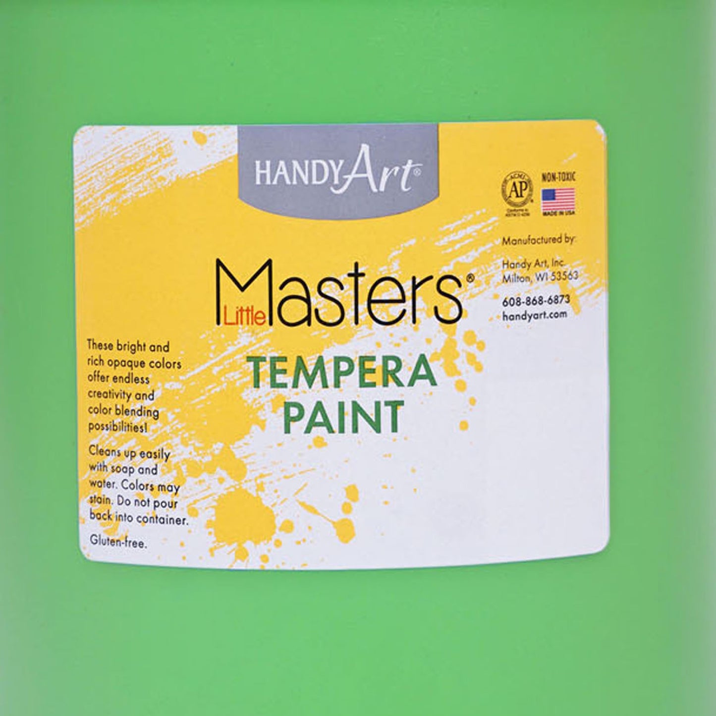 Little Masters® Tempera Paint, Light Green, Gallon