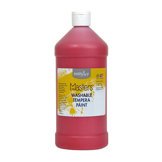 Little Masters® Washable Tempera Paint, Red, 32 oz.