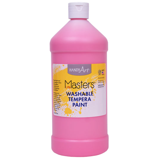 Little Masters® Washable Tempera Paint, Pink, 32 oz.