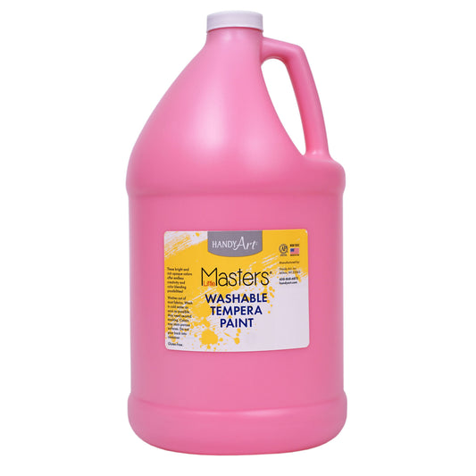 Little Masters® Washable Tempera Paint, Pink, Gallon