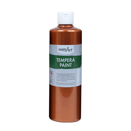 Metallic Tempera Paint, 16 oz., Copper