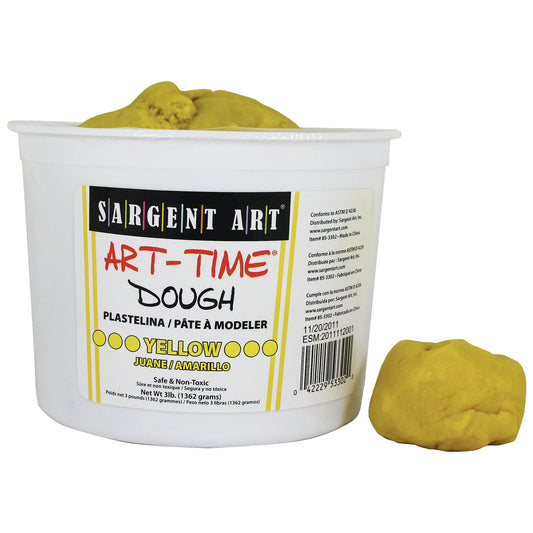 Art-Time® Dough, Yellow, 3 lbs.