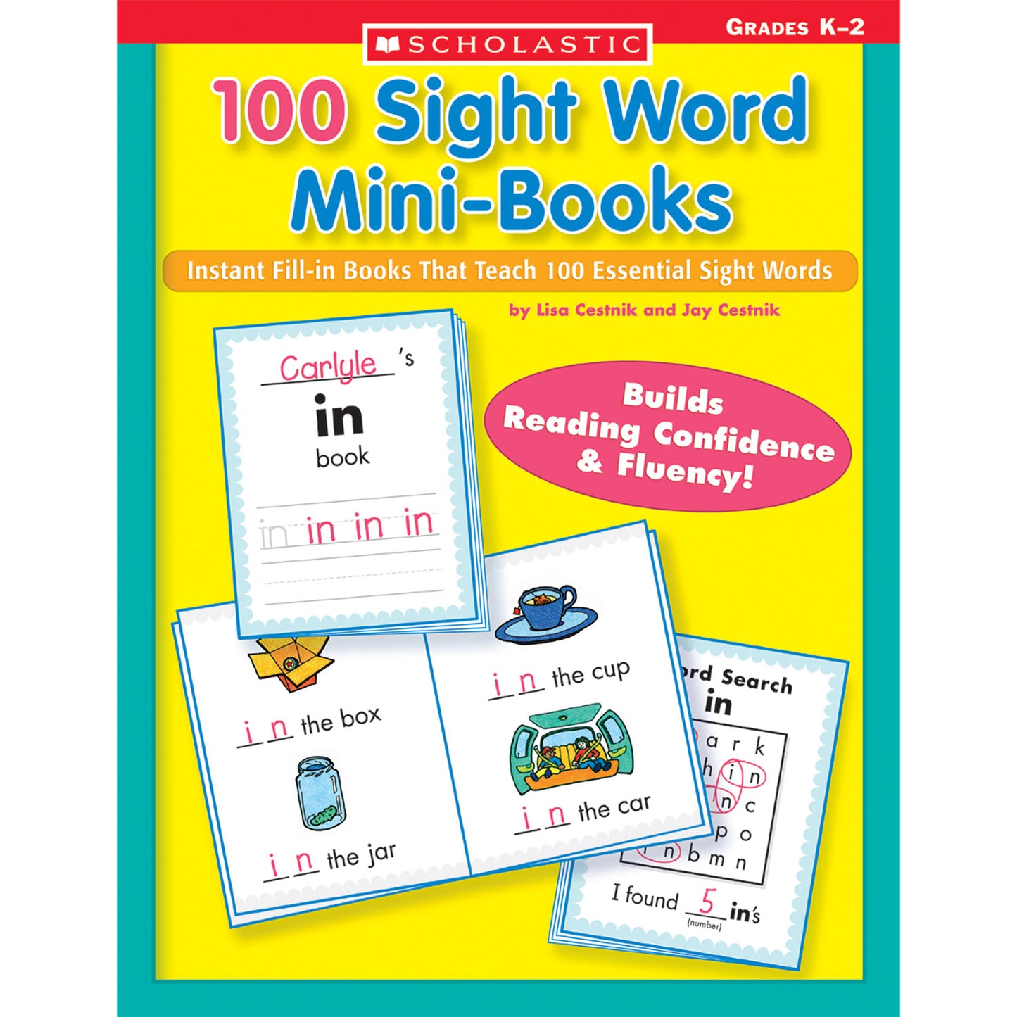 100 Sight Word Mini-Books Activity Book, Grades K-2