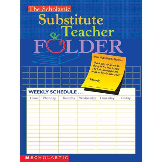 Substitute Teacher Folder