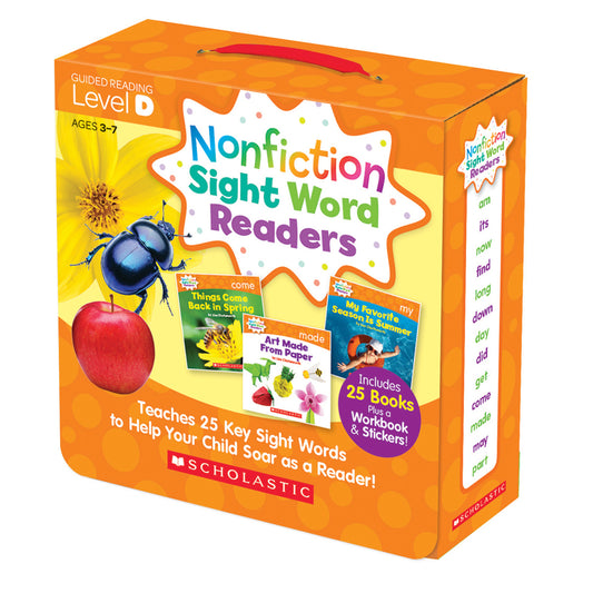 Nonfiction Sight Word Readers Set, Level D, Set of 25 Books