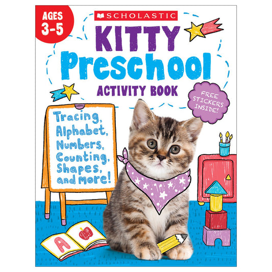 Kitty Preschool Activity Book