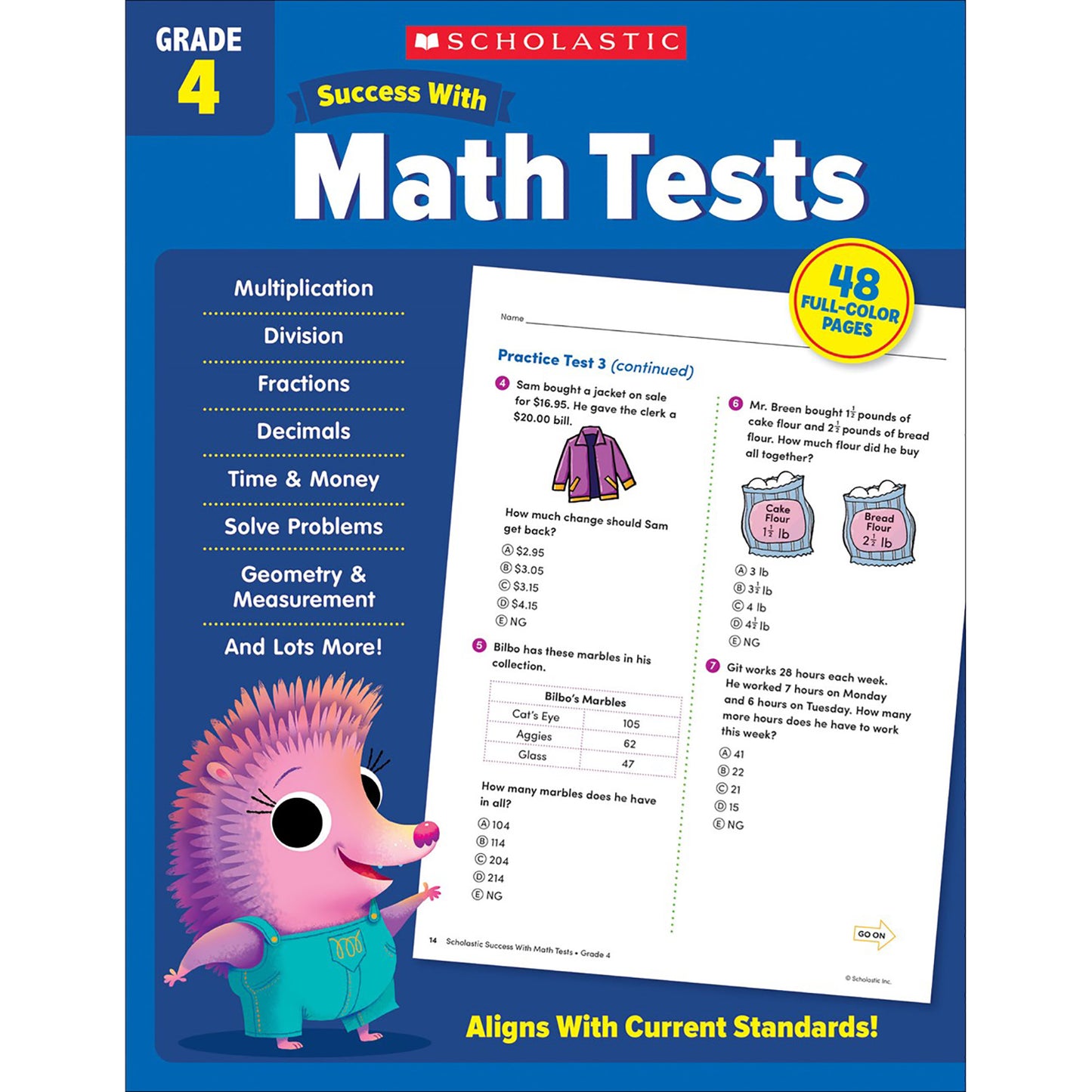 Success With Math Tests: Grade 4