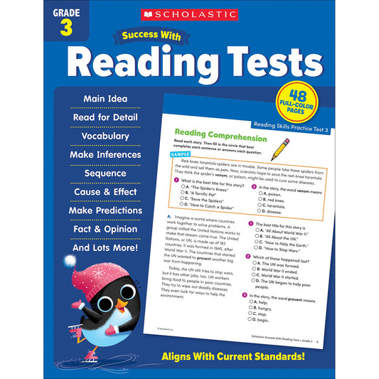 Success With Reading Tests: Grade 3