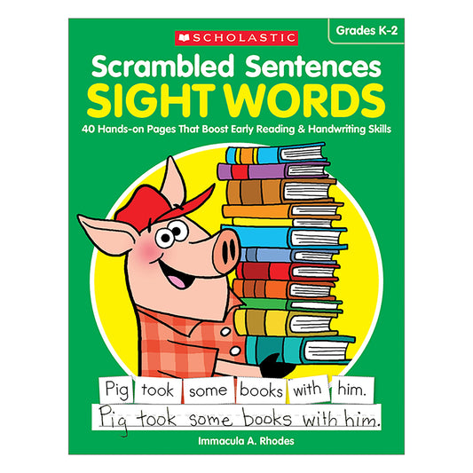 Scrambled Sentences: Sight Words Activity Book