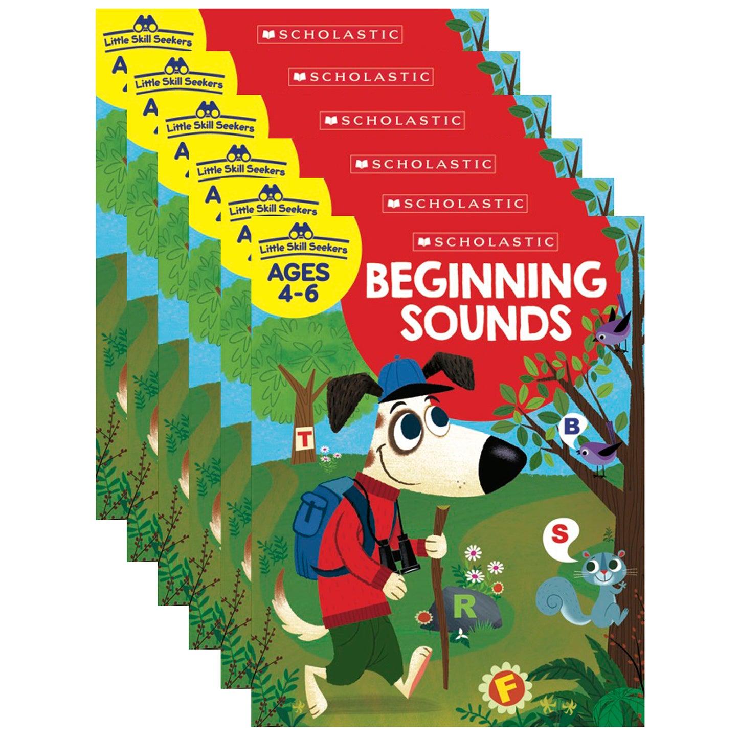 Little Skill Seekers: Beginning Sounds Activity Book, Pack of 6