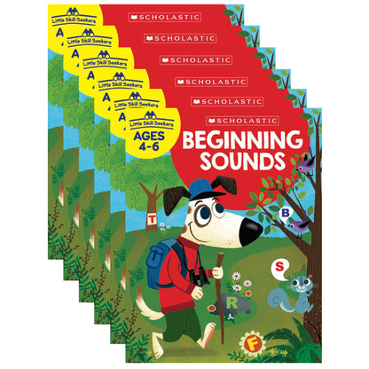 Little Skill Seekers: Beginning Sounds Activity Book, Pack of 6